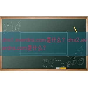 dns1.everdns.com是什么？dns2.everdns.com是什么？