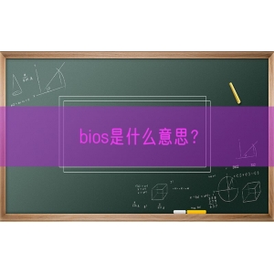 bios是什么意思？