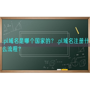 .pl域名是哪个国家的？.pl域名注册什么流程？